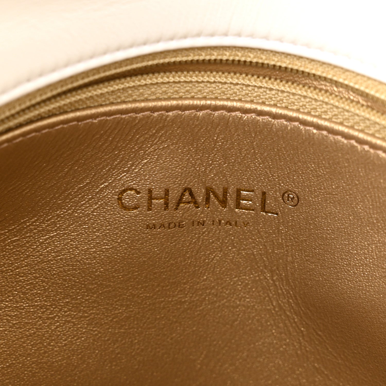 Chanel Lambskin Quilted Large Side-Packs White 6 of 12