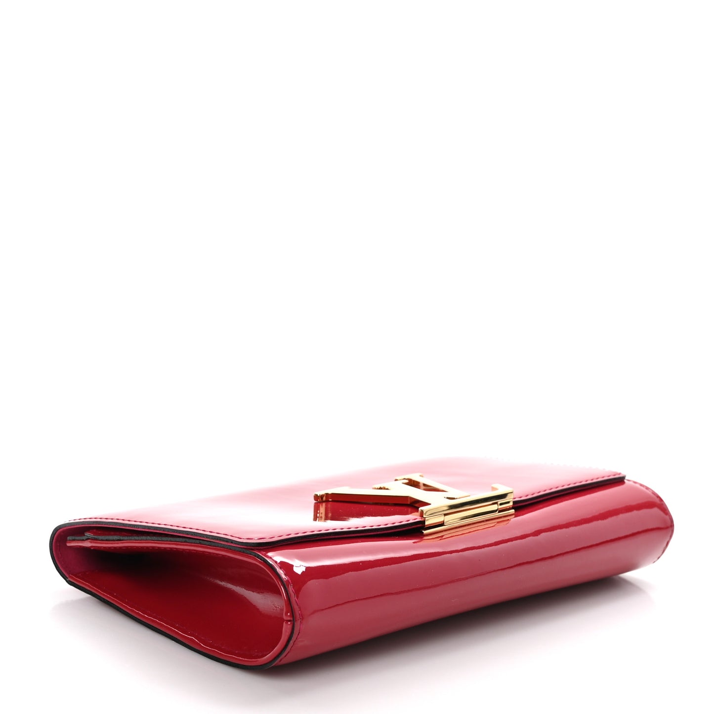 Patent Louise Clutch Rose Indien