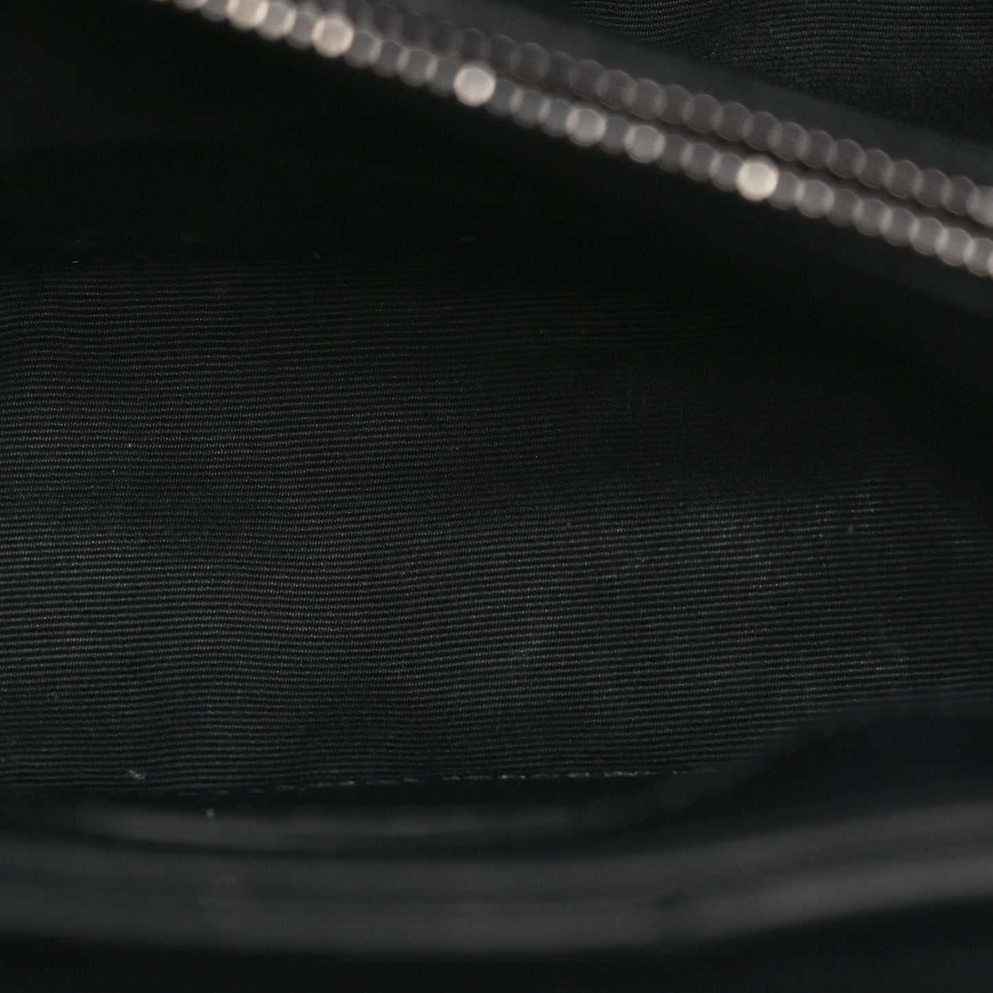 Calfskin Y Quilted Monogram Small Loulou Chain Satchel Black
