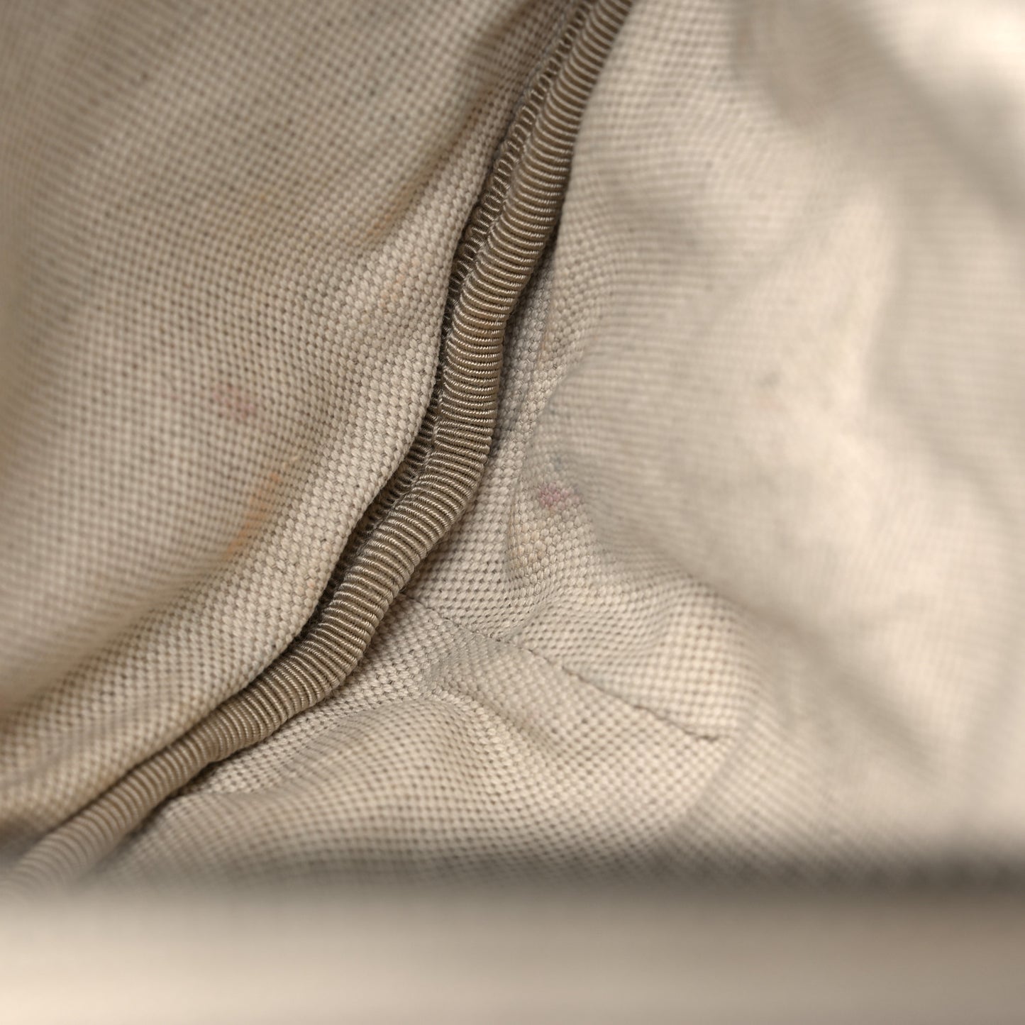 Grained Calfskin Logo Belt Bag White