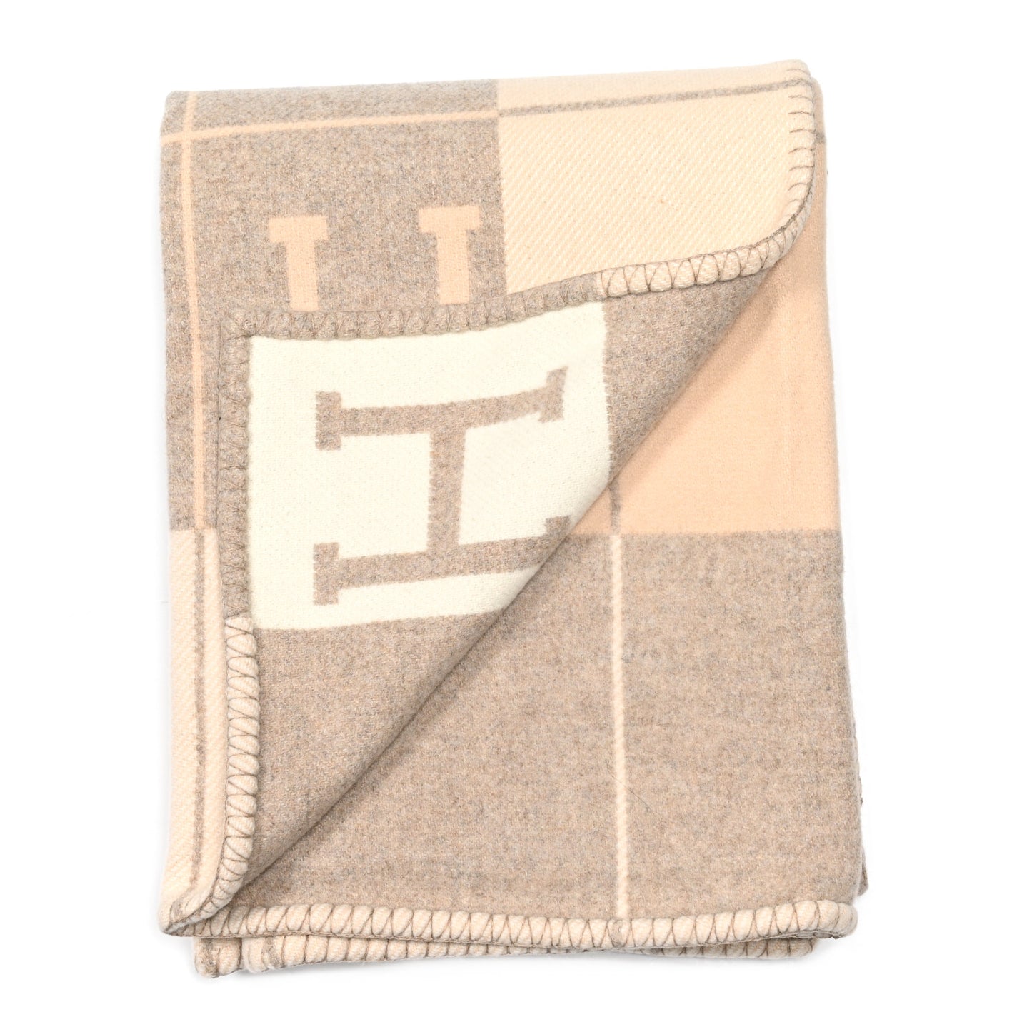 Wool Cashmere Avalon III Blanket Coco Camomille