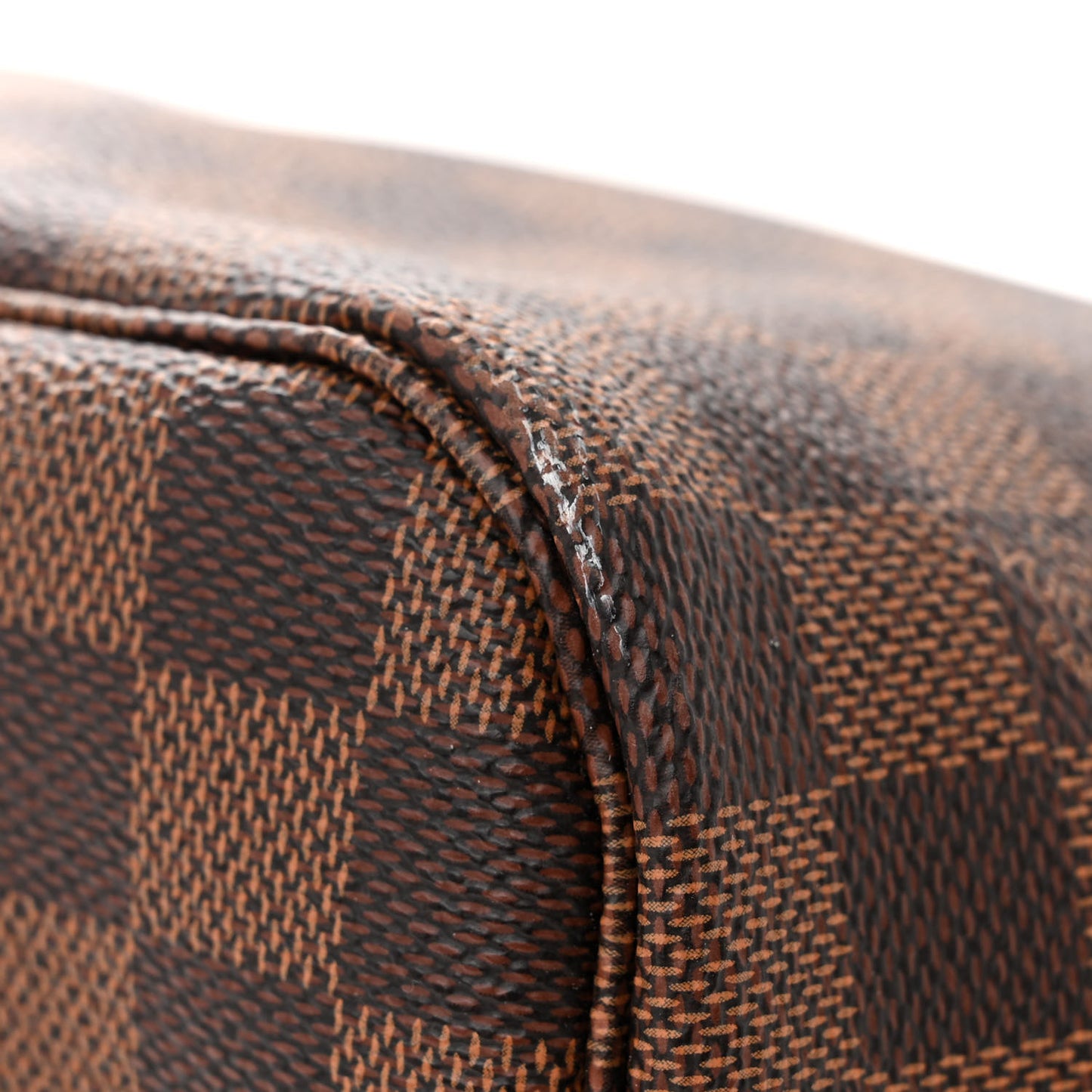 LOUIS VUITTON Damier Ebene Neo Neverfull MM Rose Ballerine