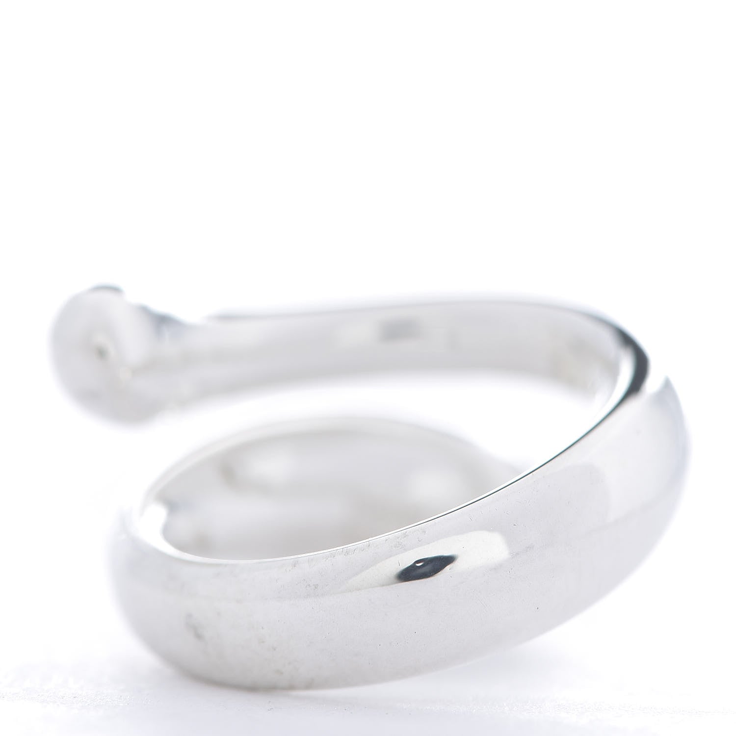 Tiffany Sterling Silver Elsa Peretti Teardrop Ring 47 4 4 of 5