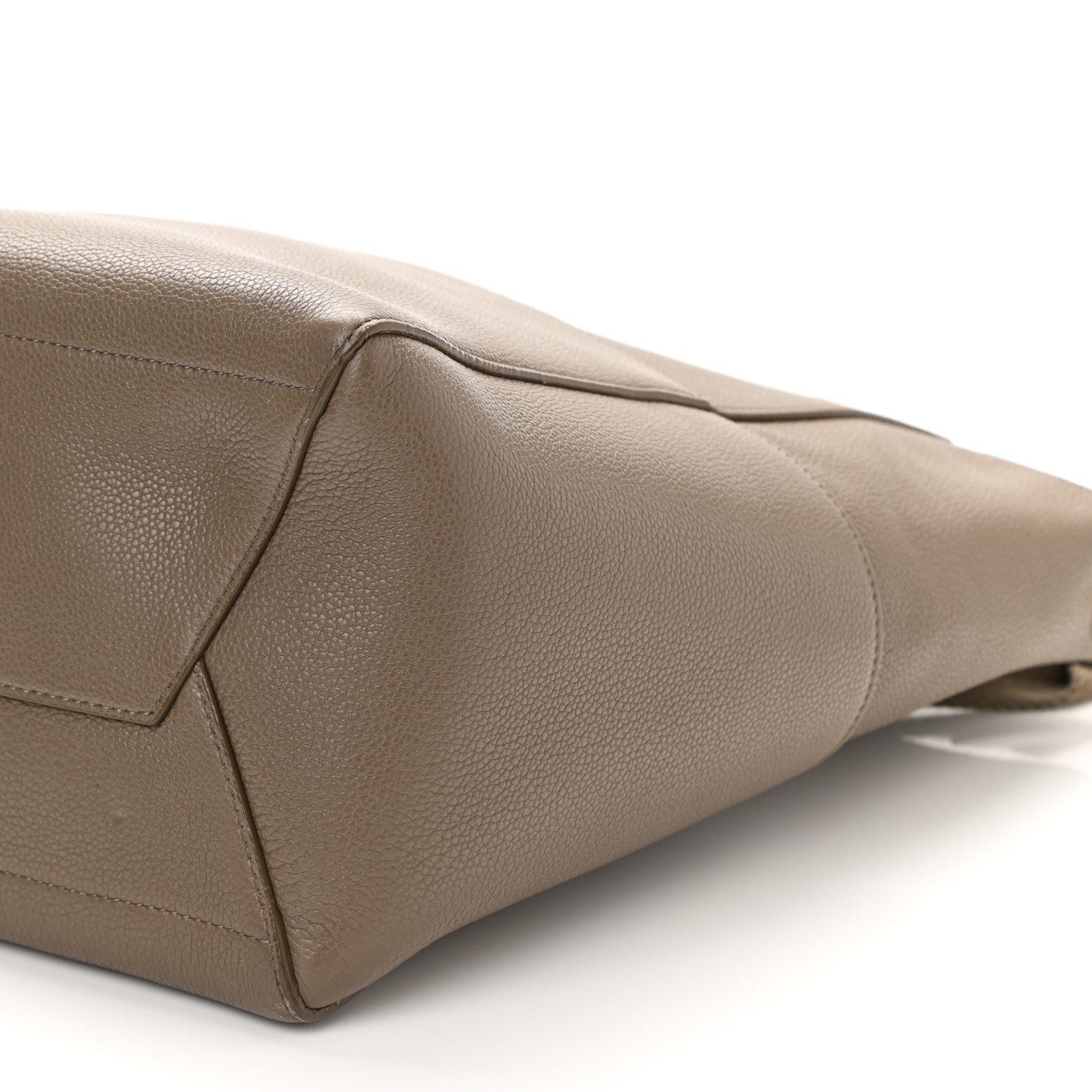 Celine Soft Grained Calfskin Sangle Bucket Bag Taupe 10 of 12