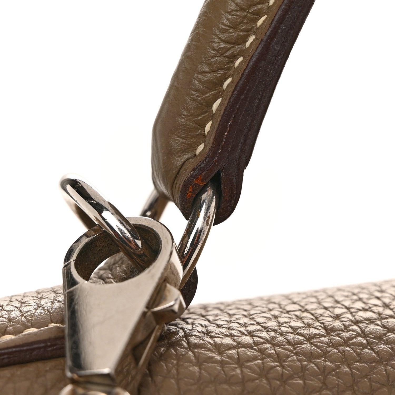 Hermes Togo Kelly Retourne 35 Etoupe 14 of 14