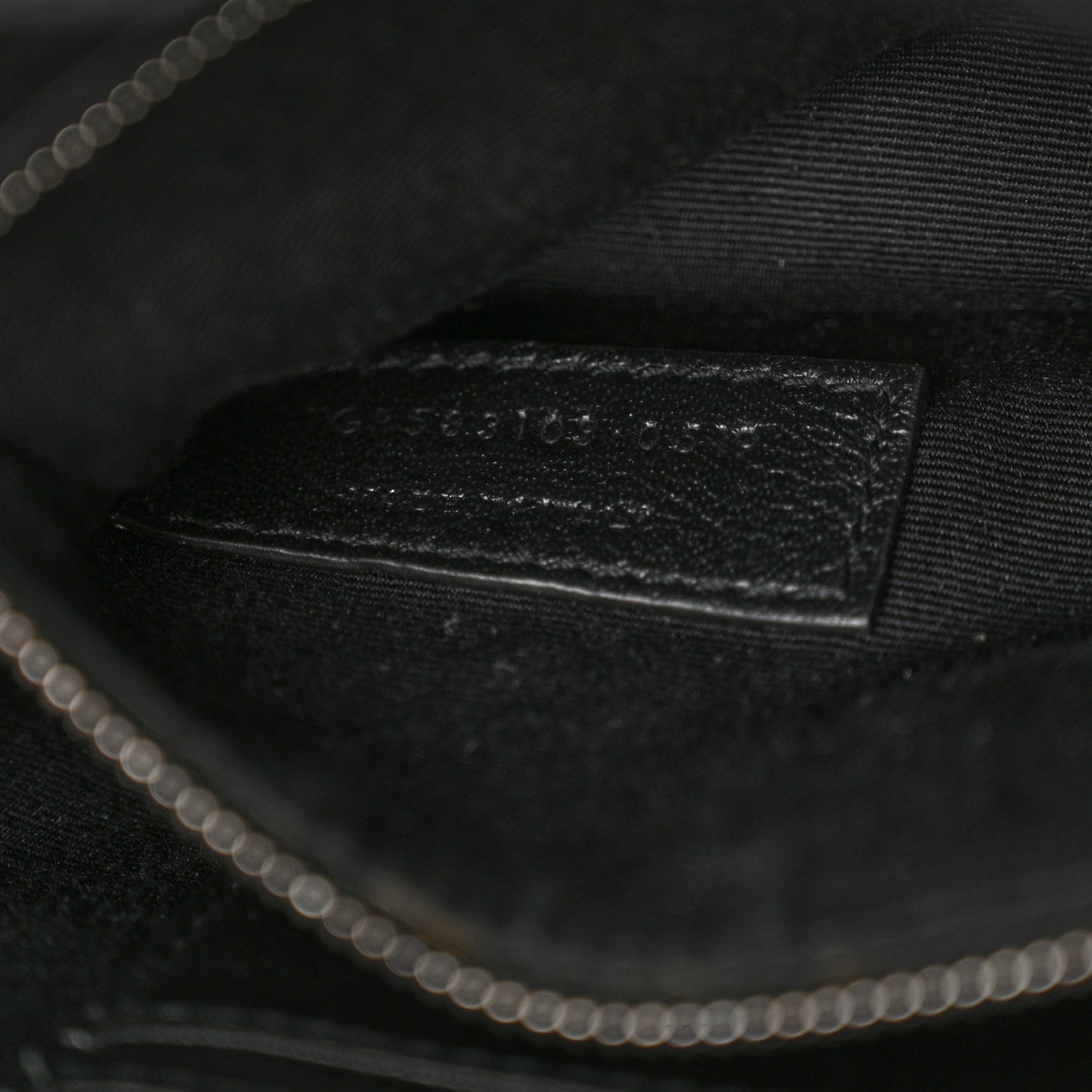 Crinkled Calfskin Matelasse Monogram Niki Chain Wallet Black