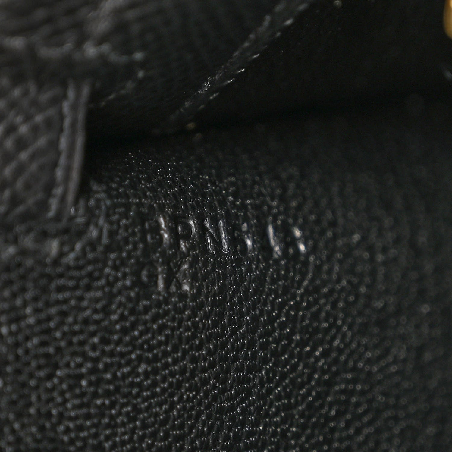 Hermes Epsom Kelly Sellier 25 Black 7 of 11