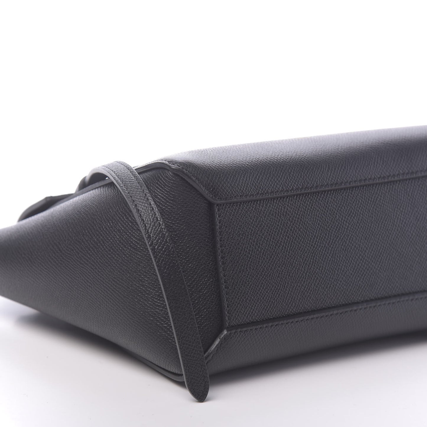 Grained Calfskin Nano Belt Bag Black