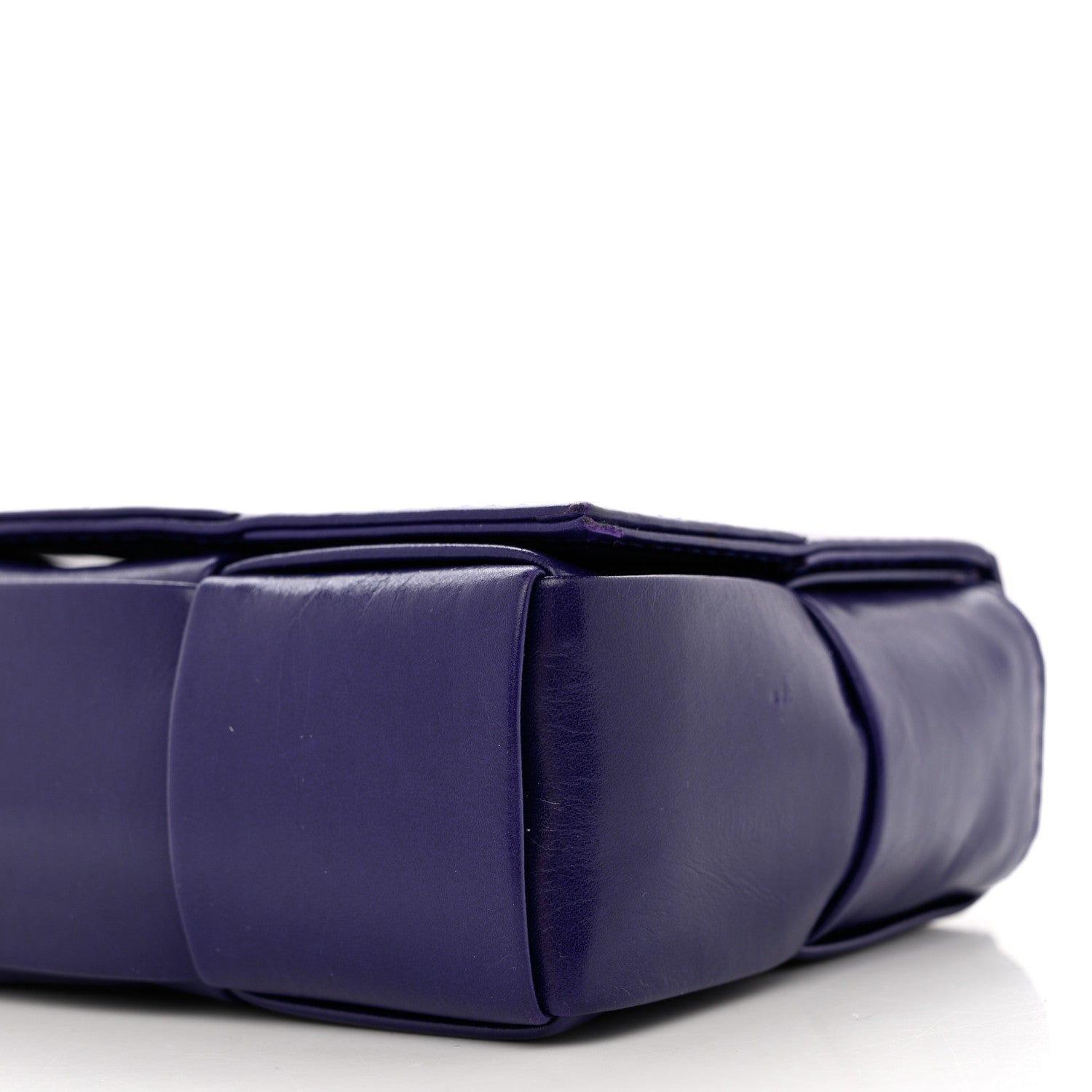 Bottega Veneta Crinkled Lambskin Maxi Intrecciato Extra Mini Cassette Crossbody Bag Unicorn 10 of 11