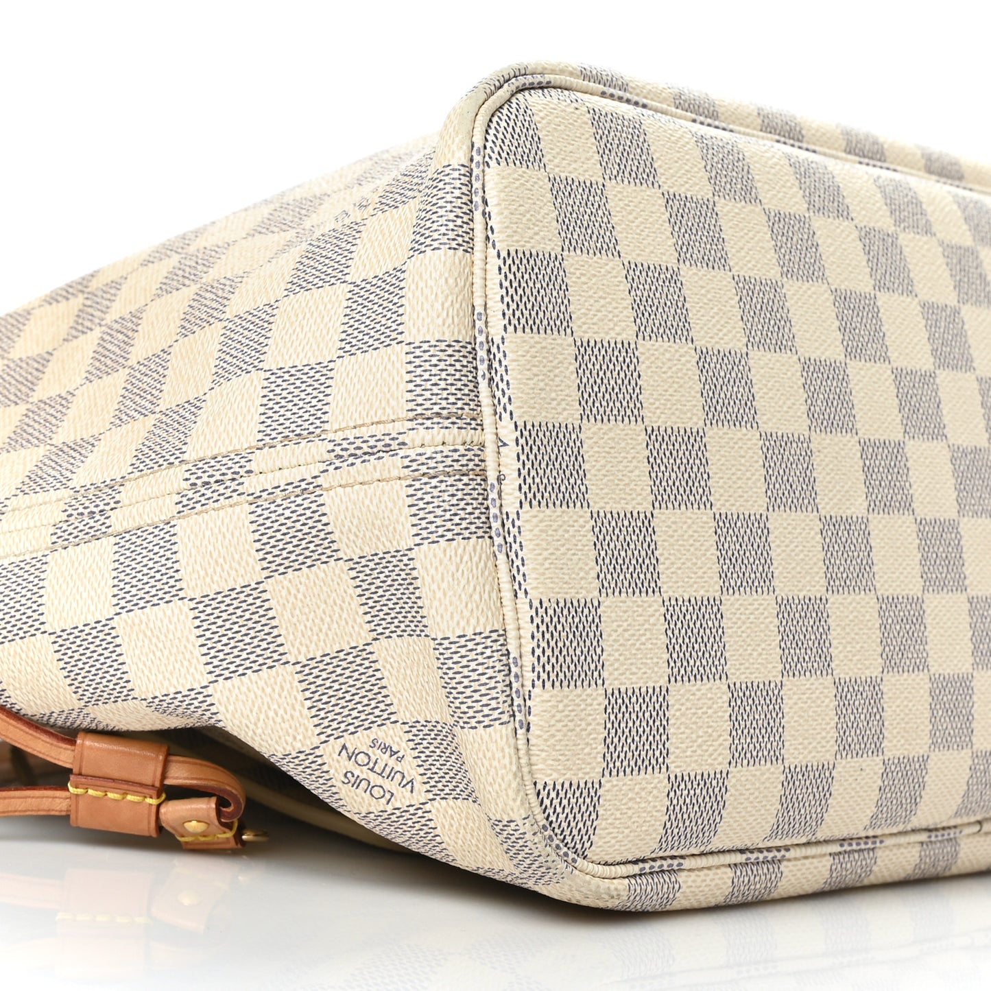 Damier Azur Neo Neverfull MM Rose Ballerine