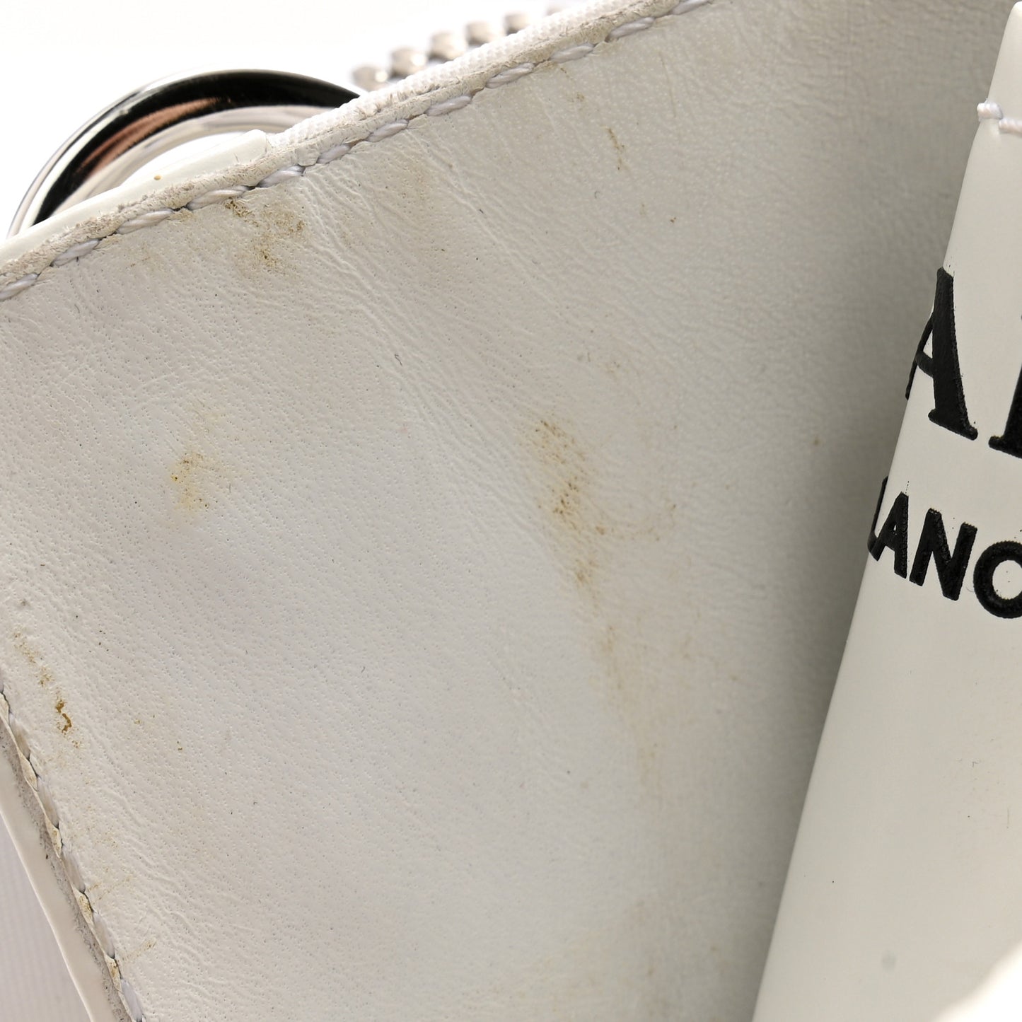 Spazzolato Rois Re-Nylon Metal Triangle Logo Monolith Pouch Pocket 60mm Combat Boots 35.5 White