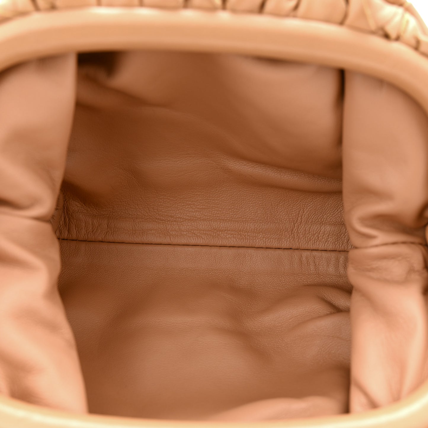 Nappa Intrecciato The Mini Pouch Almond