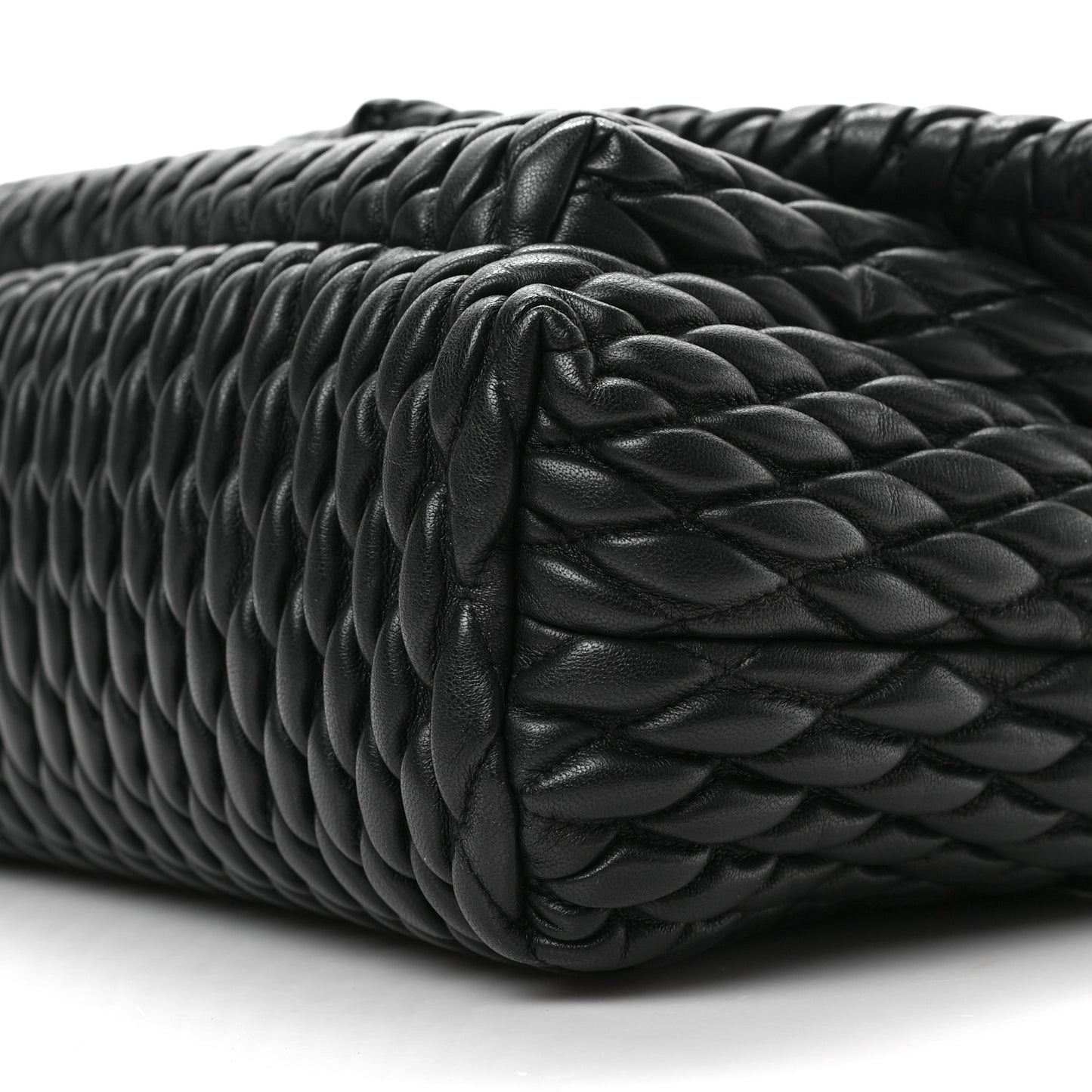 Lambskin Quilted PS Harris Small Shoulder Bag Black