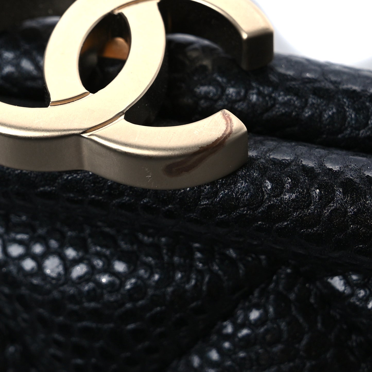 Caviar Quilted Timeless Clutch Black