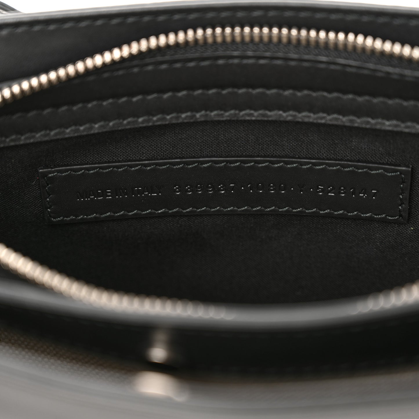 Cotton Canvas Pochette Crossbody Bag Black