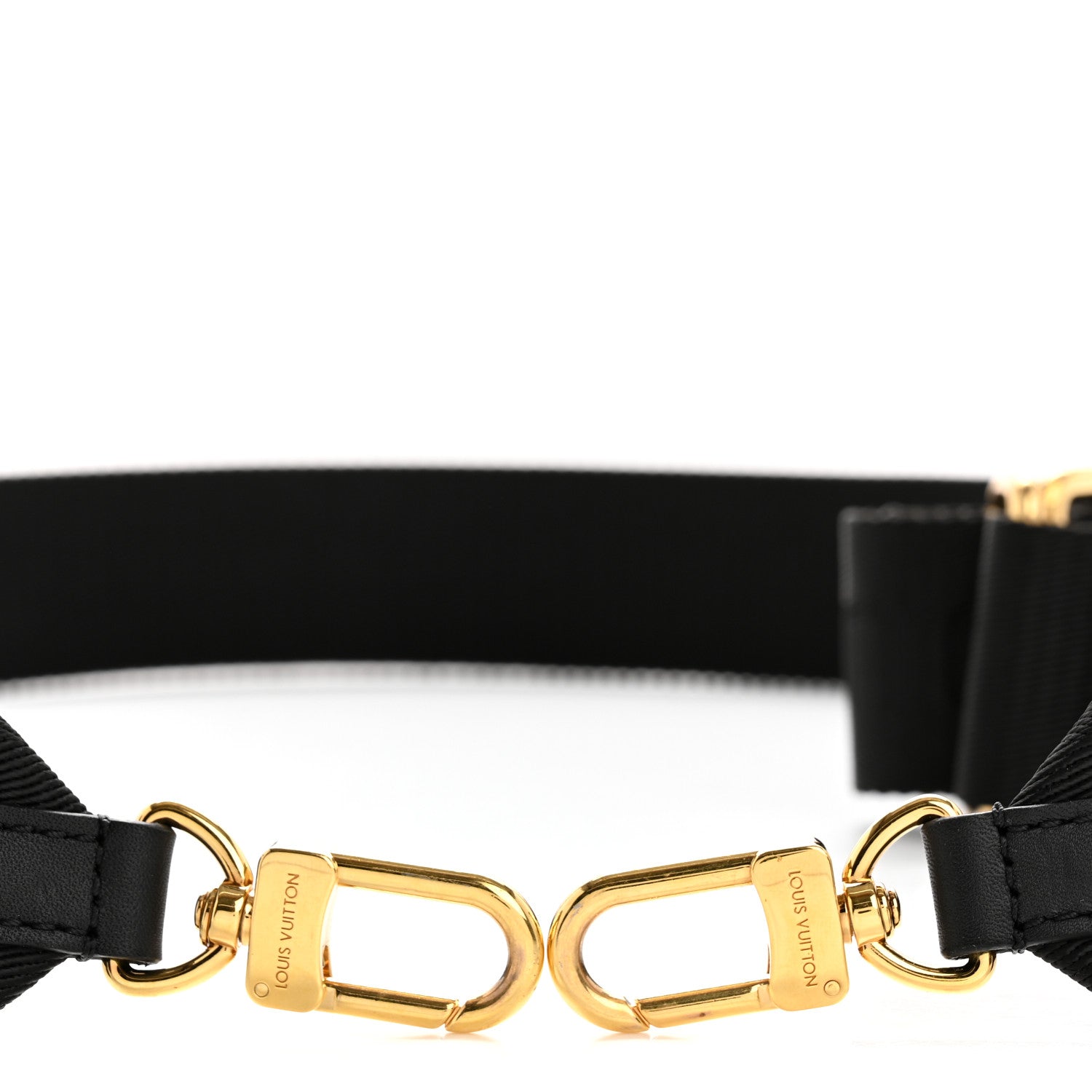 Louis Vuitton Nylon Petite Malle Souple Shoulder Strap Black 3 of 5