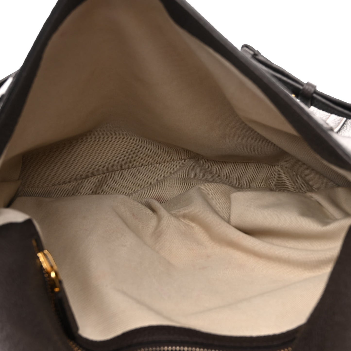 Pebbled Calfskin Large Jennifer Dark Brown