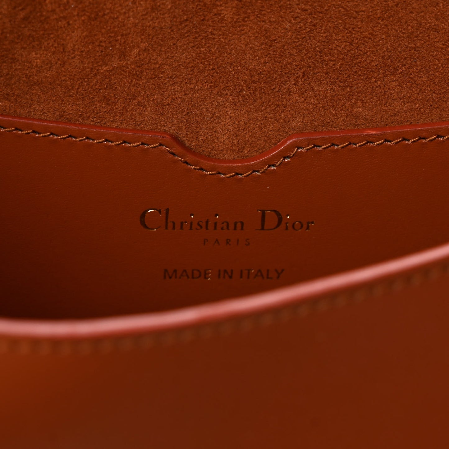 Box Calfskin Medium Bobby Flap Dark Tan