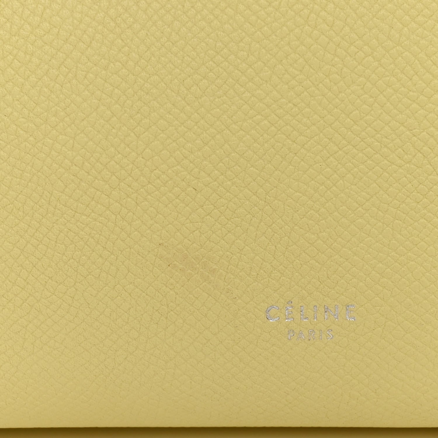 Celine Grained Calfskin Micro Belt Bag Yellow 10 of 12