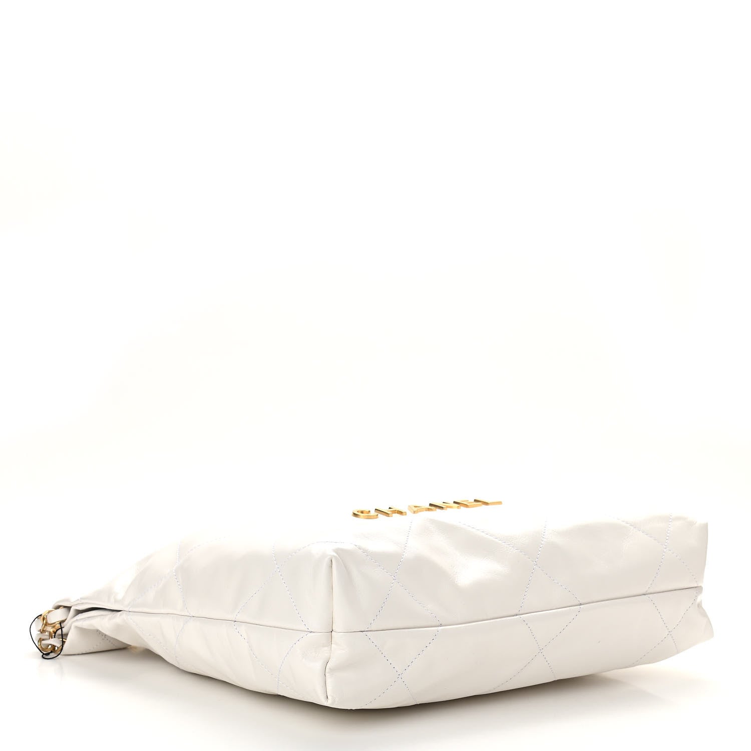 Chanel Shiny Calfskin Quilted Small Chanel 22 White 5 of 11