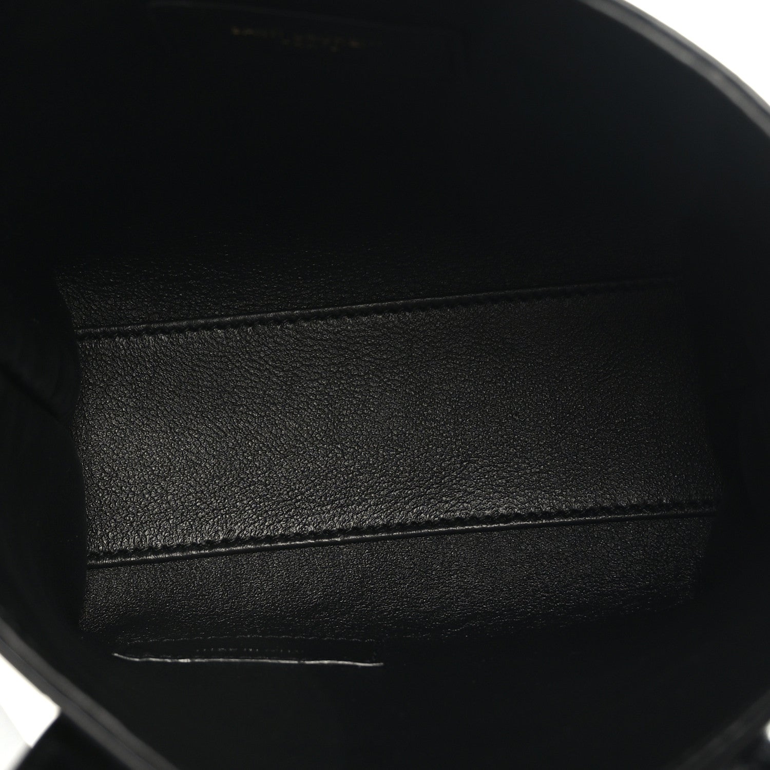 Saint Laurent Calfskin Crocodile Embossed Paris Mini Toy Shopper Tote Black 5 of 10