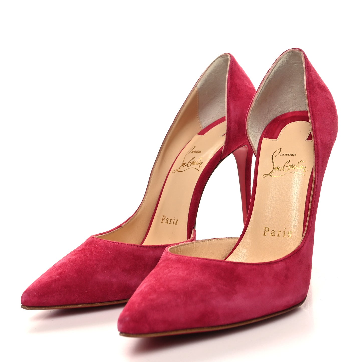 Veau Velour Iriza 100 Pumps 37 Red