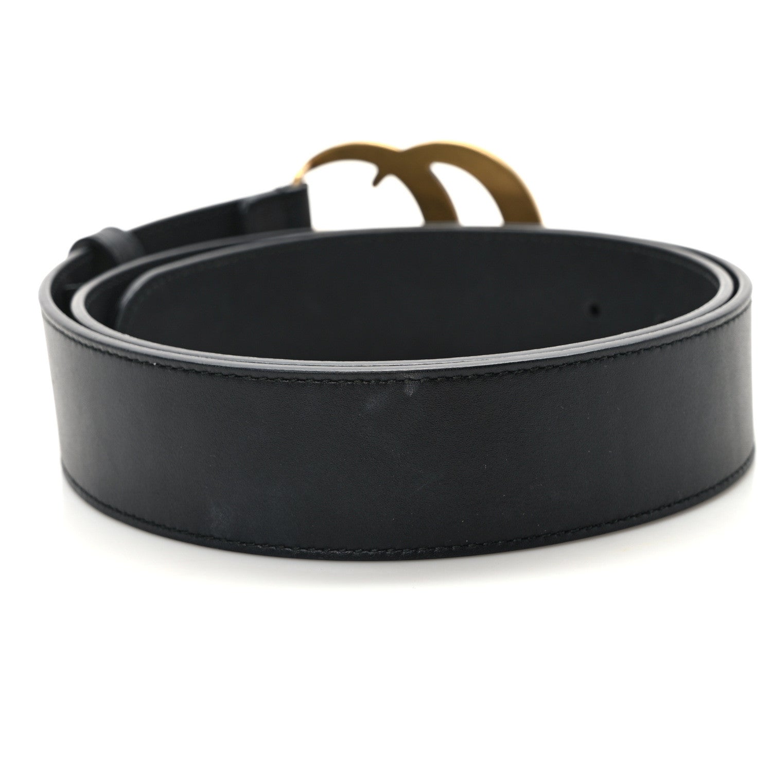Gucci Calfskin Double G 40mm Belt 90 36 Black 3 of 5