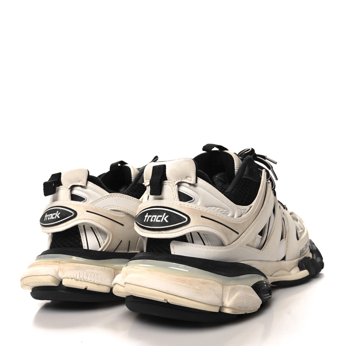 Mesh Nylon Mens Track Sneakers 41 White Black