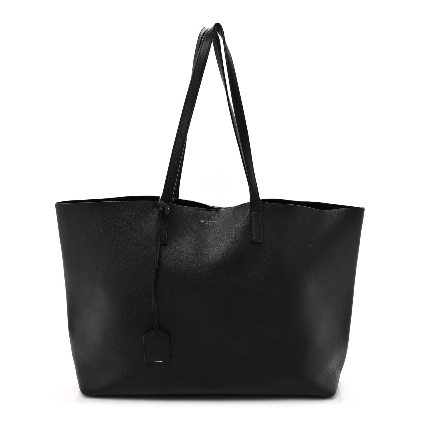 Calfskin Large Shopping Tote Black