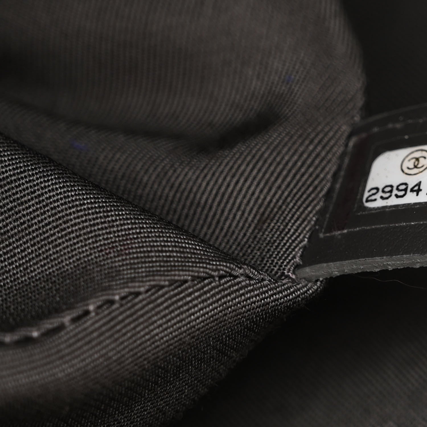 Chanel Lambskin Quilted CC Dweller Drawstring Tote Grey 7 of 10