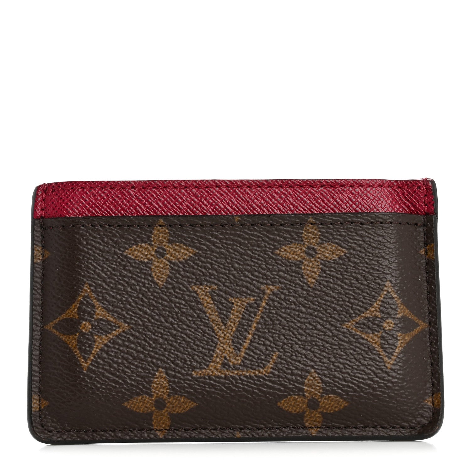 Louis Vuitton - Pink Monogram Canvas Porte Cartes Simple Louis Vuitton - Pink Monogram Canvas Porte Cartes Simple