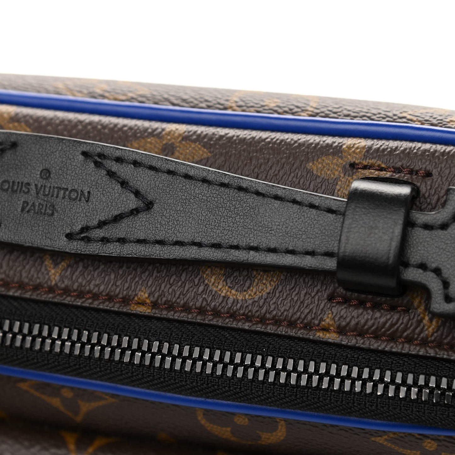 Monogram Macassar S Lock Messenger Blue