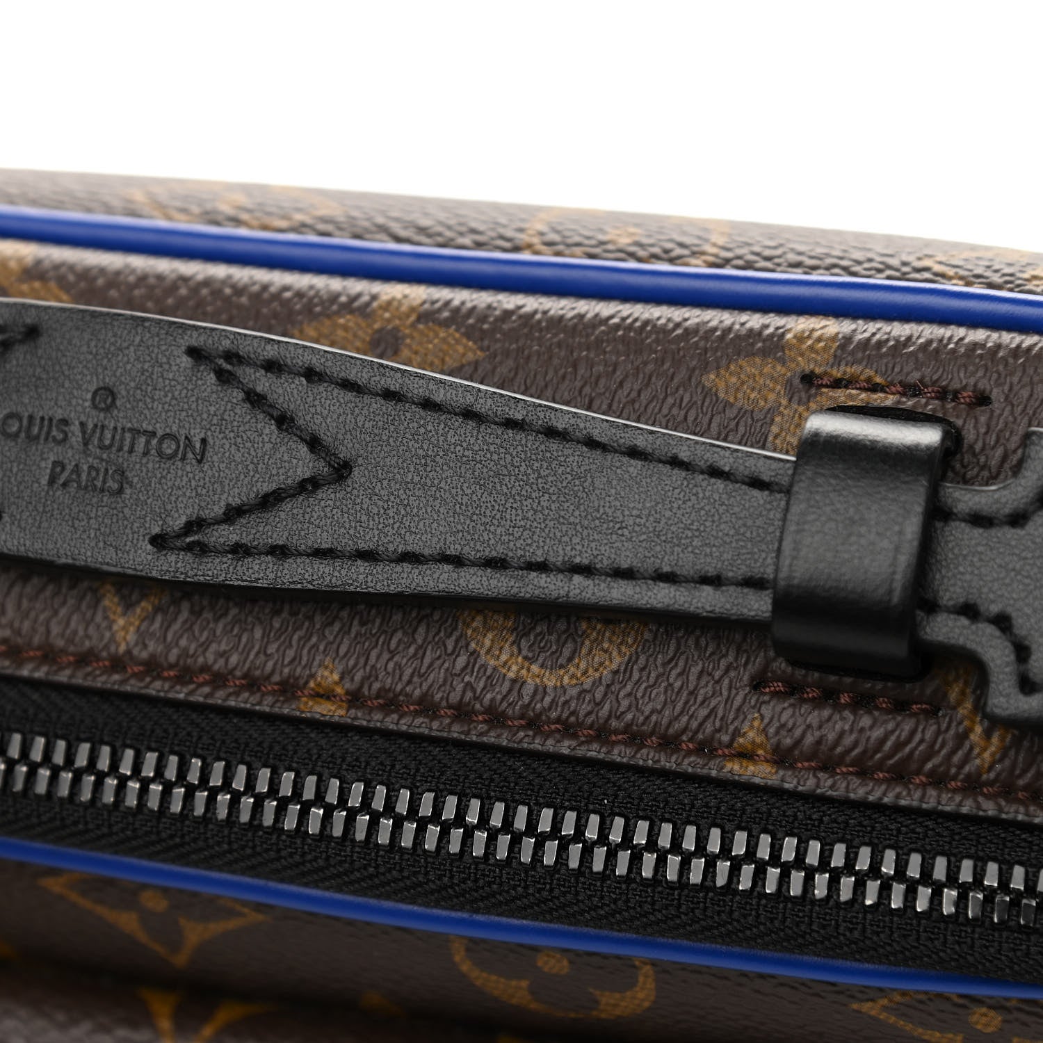 Louis Vuitton Monogram Macassar S Lock Messenger Blue 14 of 15