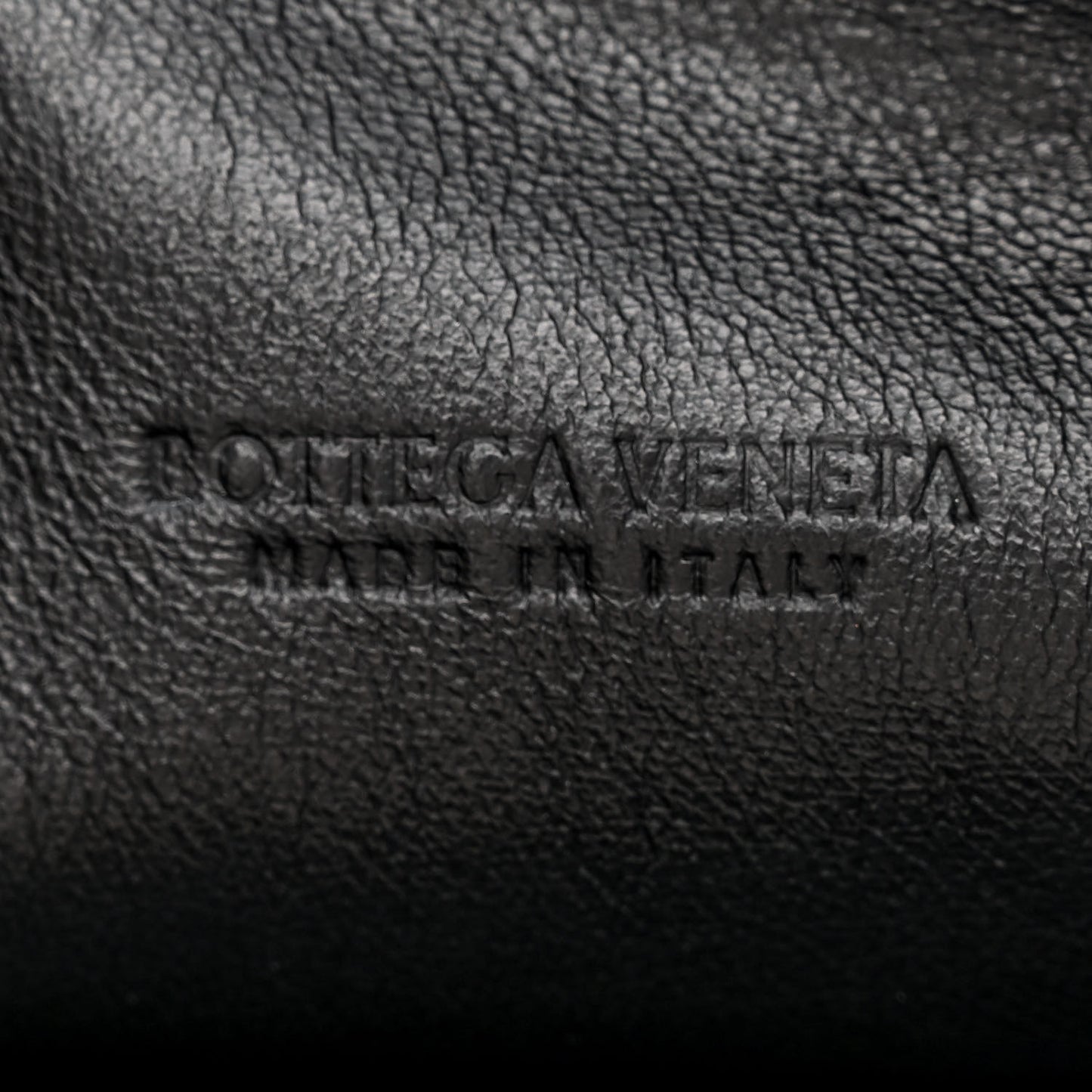 Intrecciato Embossed Triple Zip Messenger Bag Black