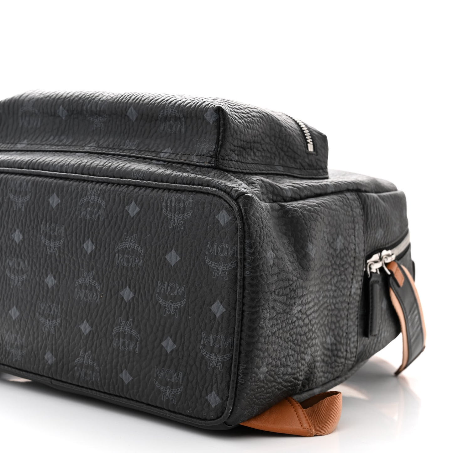 Visetos Medium Stark Backpack Black Cognac