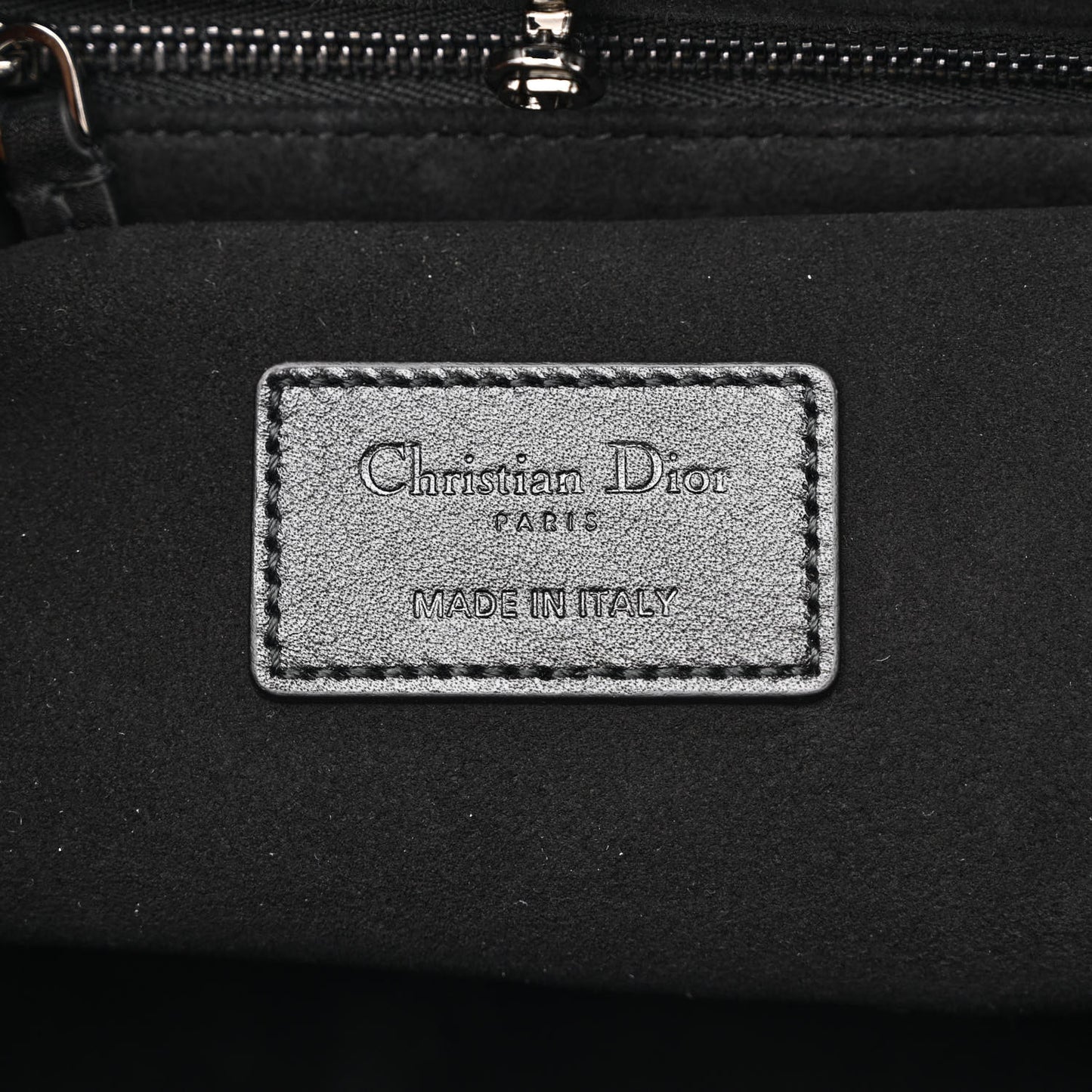 Calfskin Cannage Medium The Lady 95.22 Black
