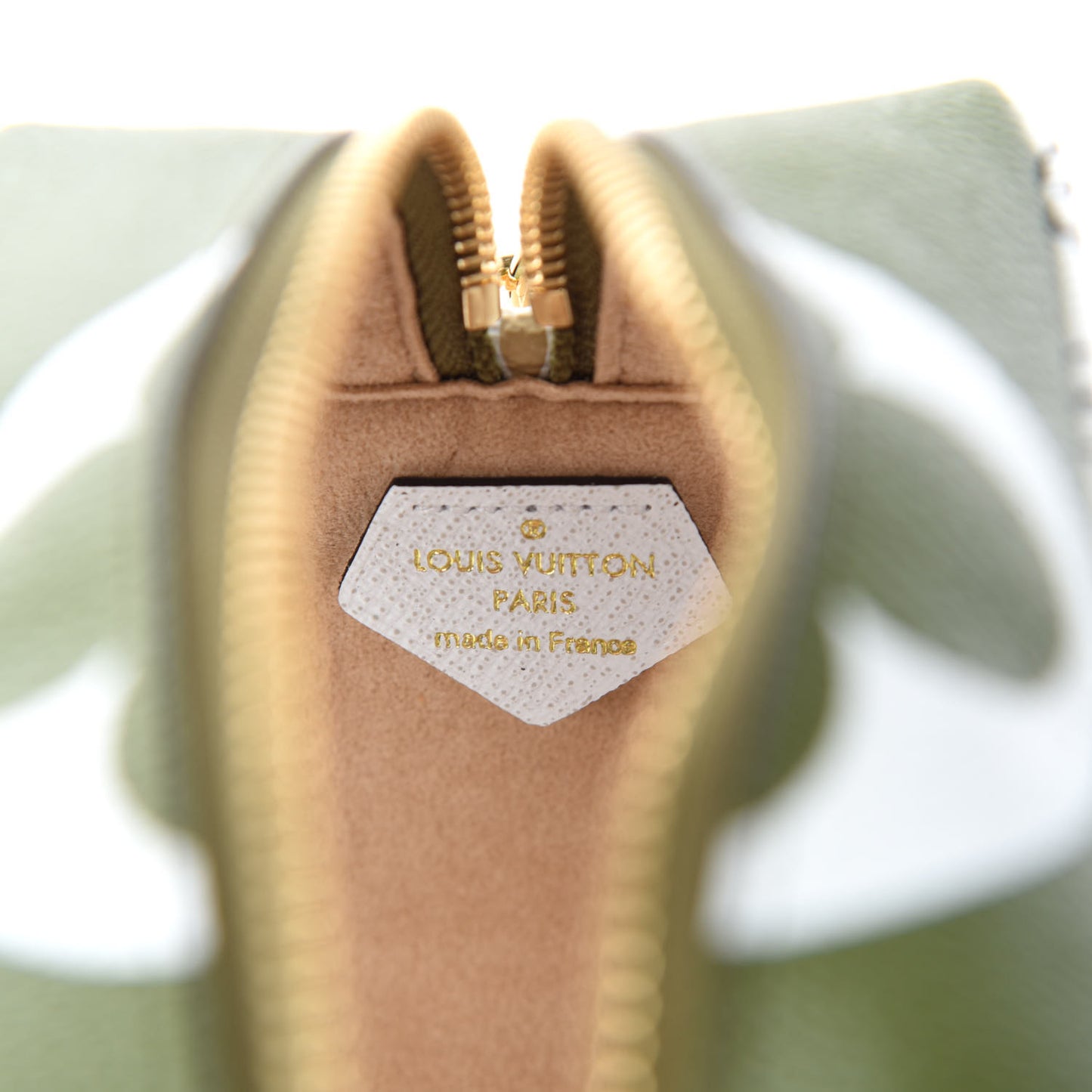 Monogram Giant Beach Pouch Kaki