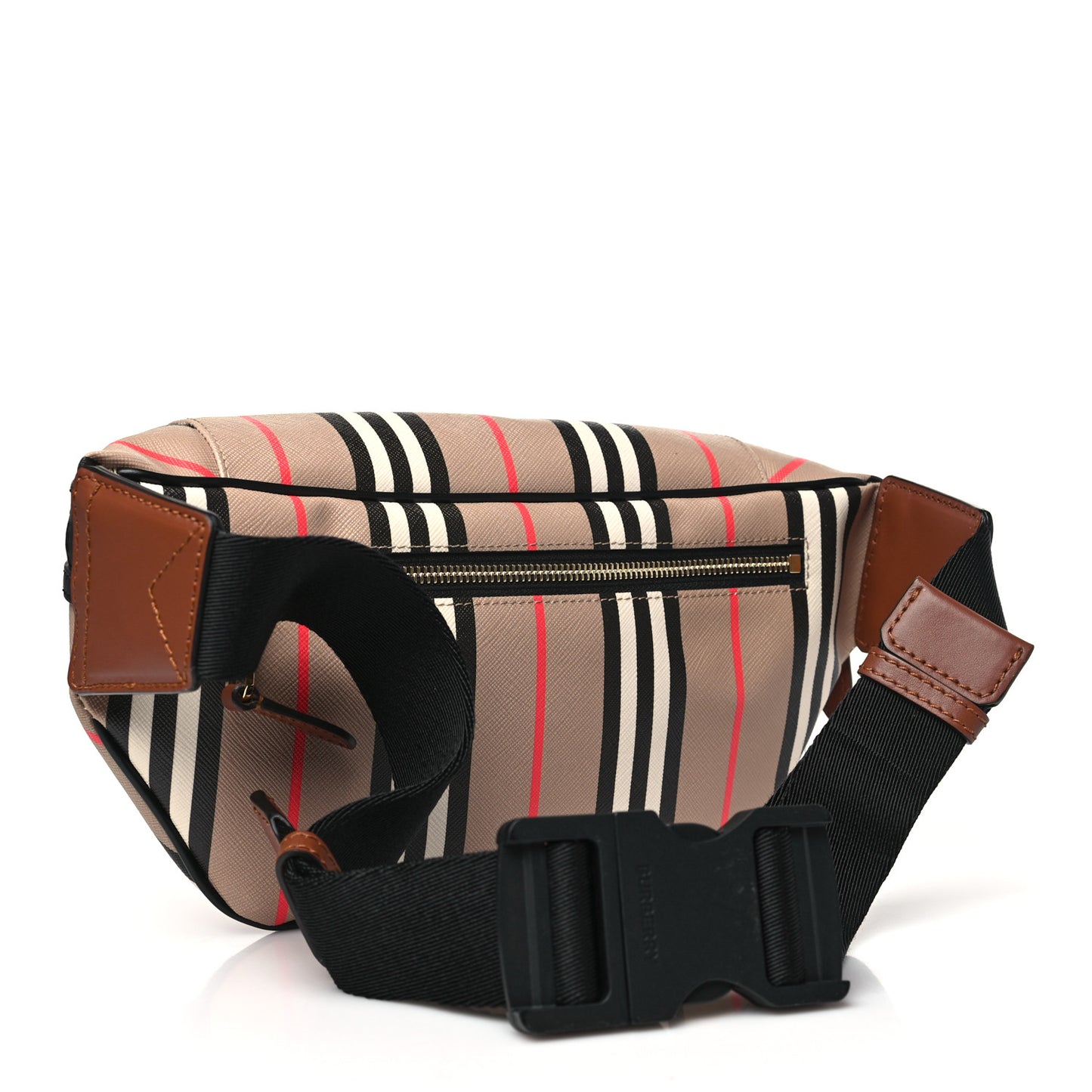 E-Canvas Icon Stripe Sonny Bum Bag Archive Beige