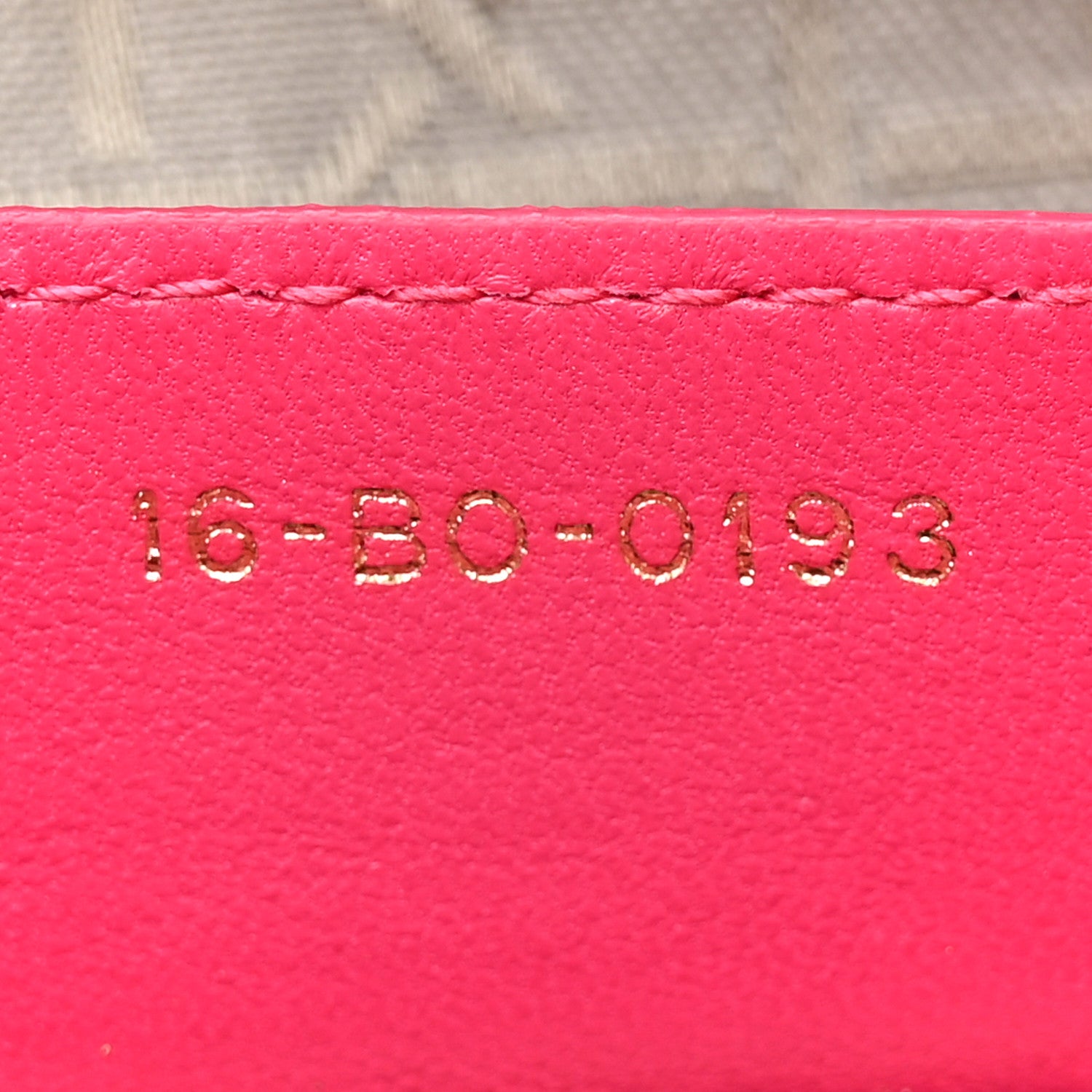 Christian Dior Lambskin Cannage Large Lady Dior Fuchsia 7 of 17