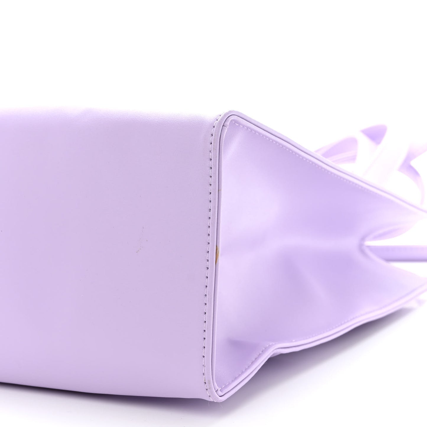 Vegan Leather Medium Shopping Bag Lavender