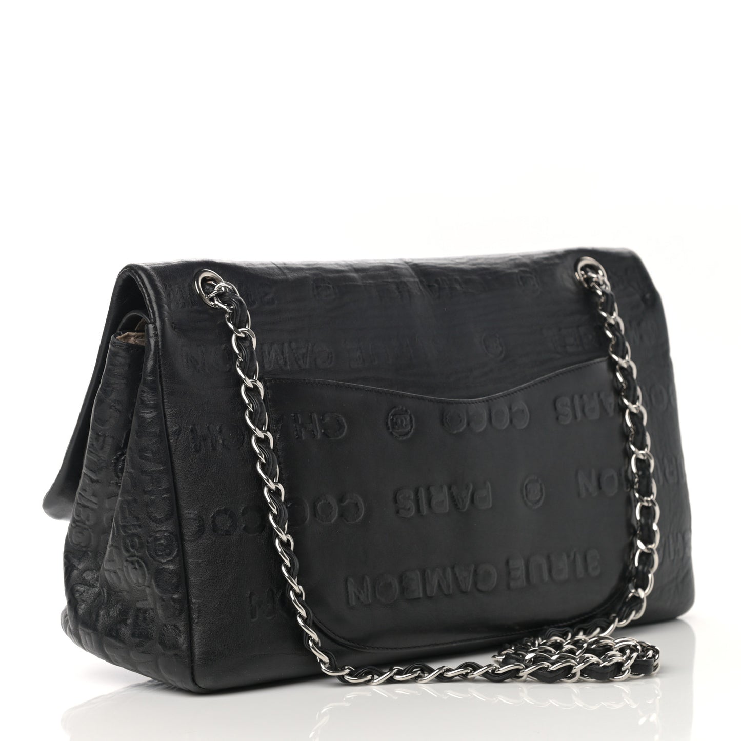 Calfskin Unlimited Jumbo Double Flap Black