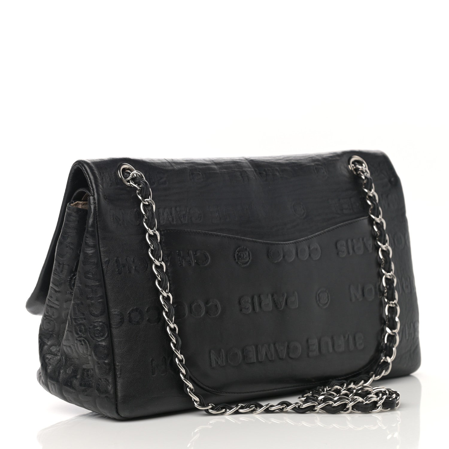 Chanel Calfskin Unlimited Jumbo Double Flap Black 3 of 22