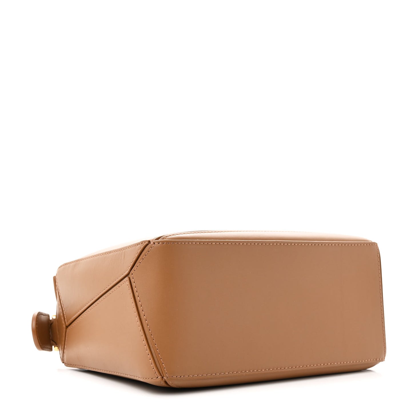 Satin Calfskin Small Puzzle Bag Oak