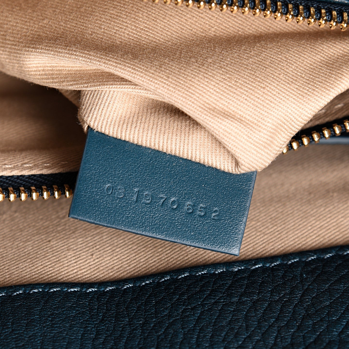 Grained Calfskin Medium Aby Day Shoulder Bag Navy Ink