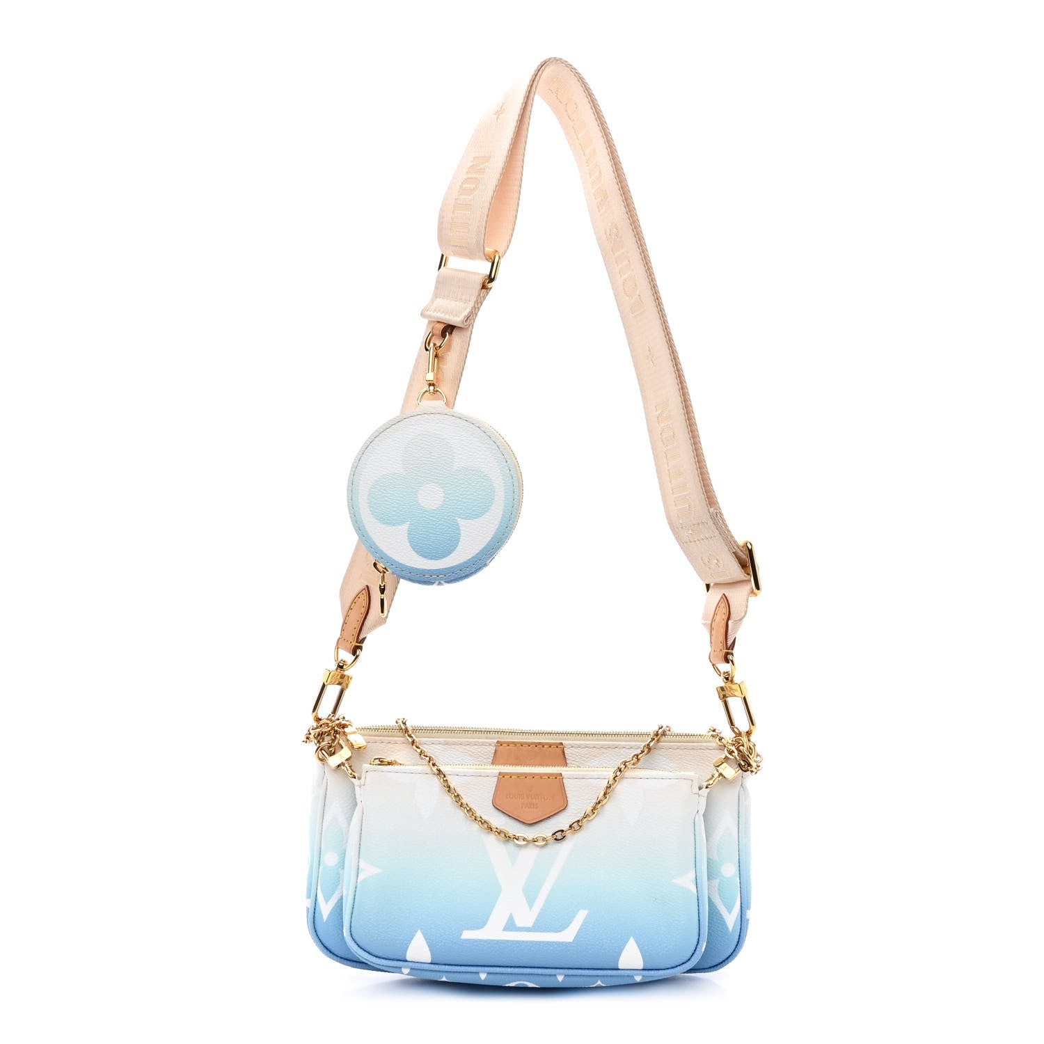 Louis Vuitton Monogram Giant By The Pool Multi Pochette Accessories Blue 1 of 10