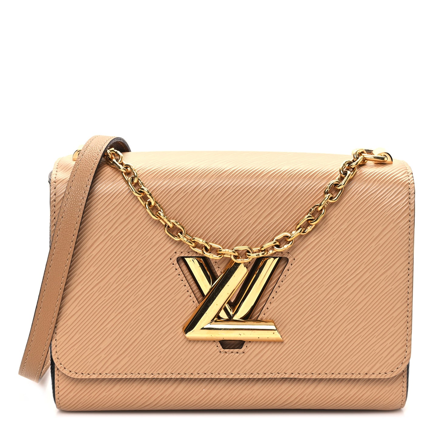 Epi Twist Shoulder Bag MM Camel