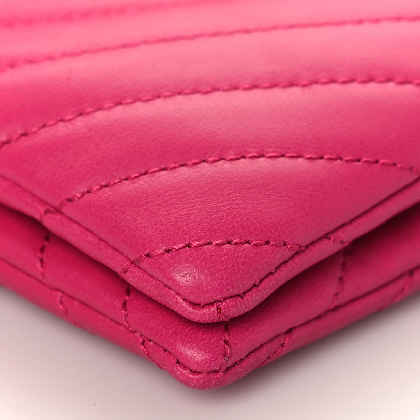 Lambskin Quilted Double Flap Bag Pink