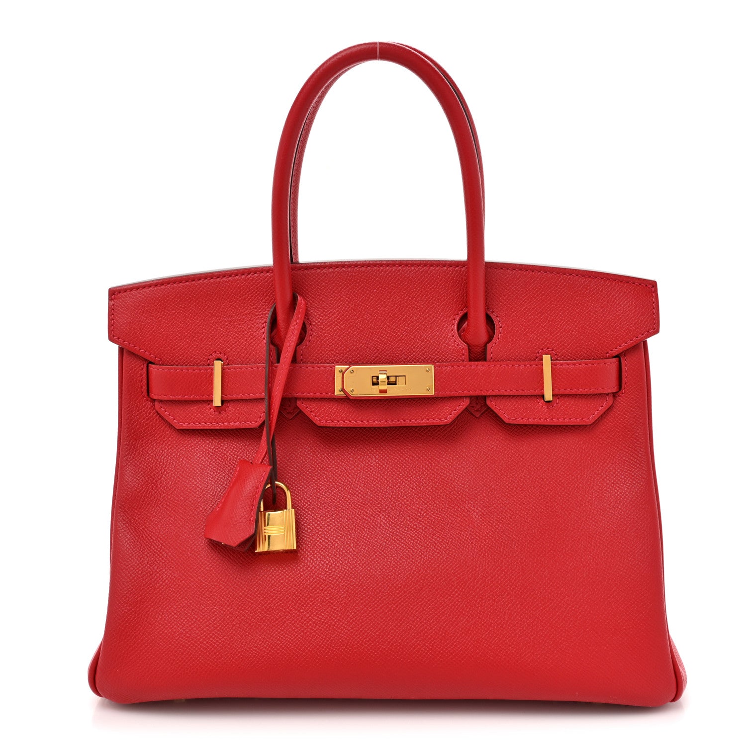 Hermes Epsom Birkin 30 Rouge Casaque 1 of 13