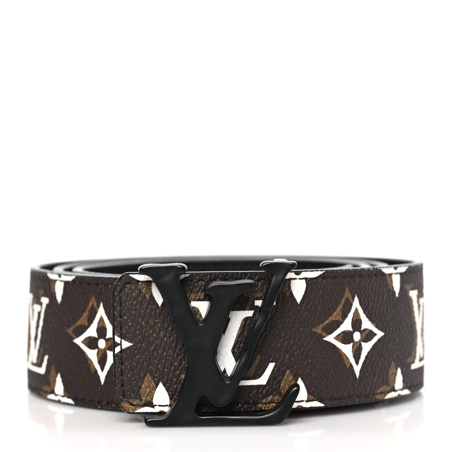 Monogram 40mm LV Shape Belt 95 38 Black