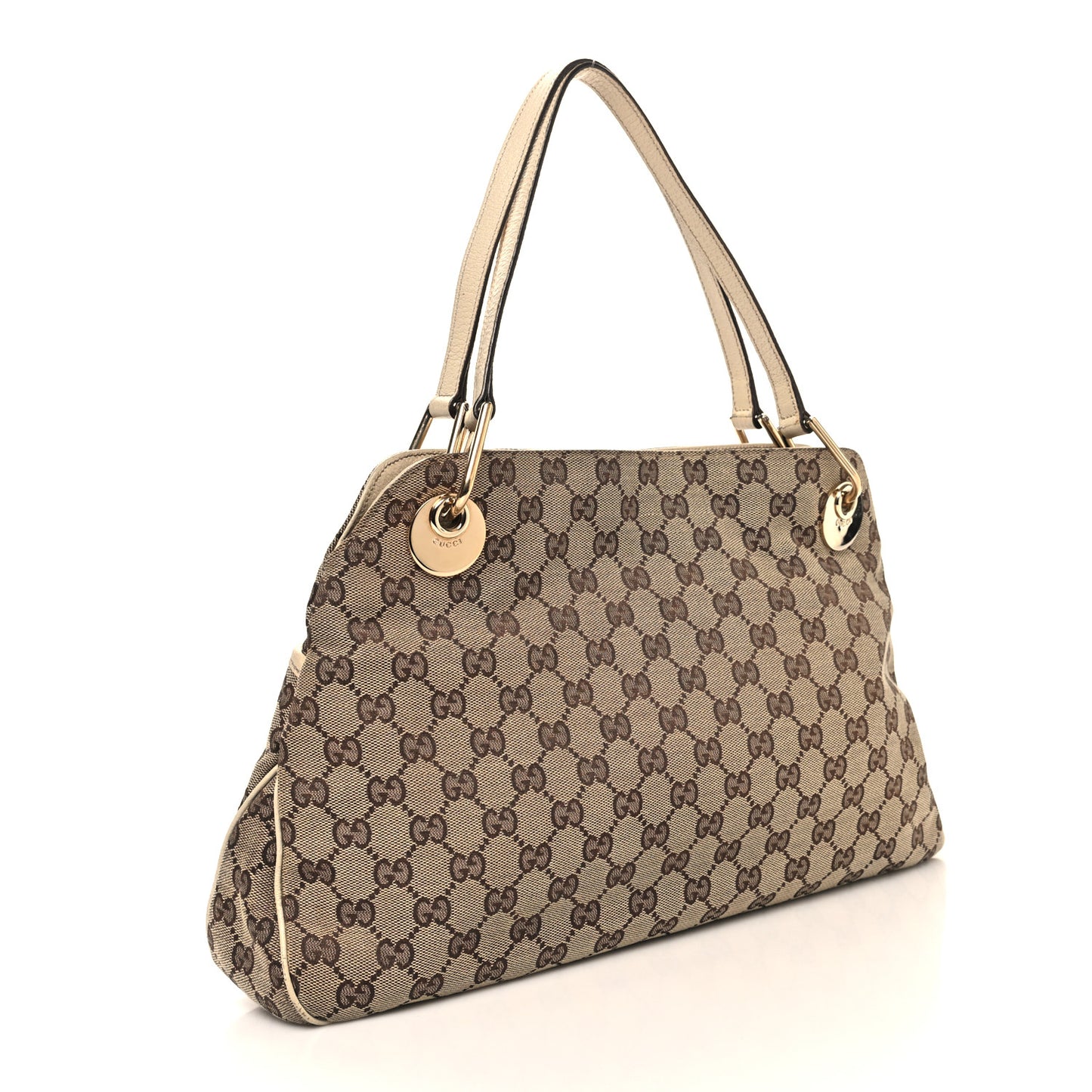 Monogram Medium Eclipse Shoulder Bag Off White